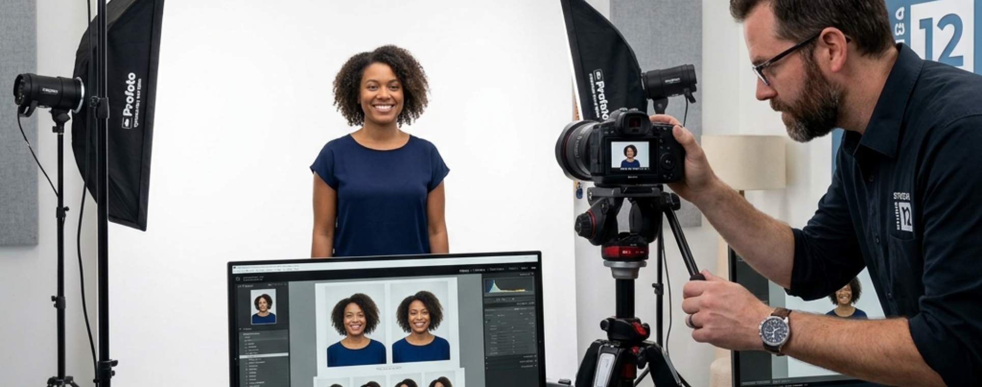 Applicant following UAE visa passport photo requirements