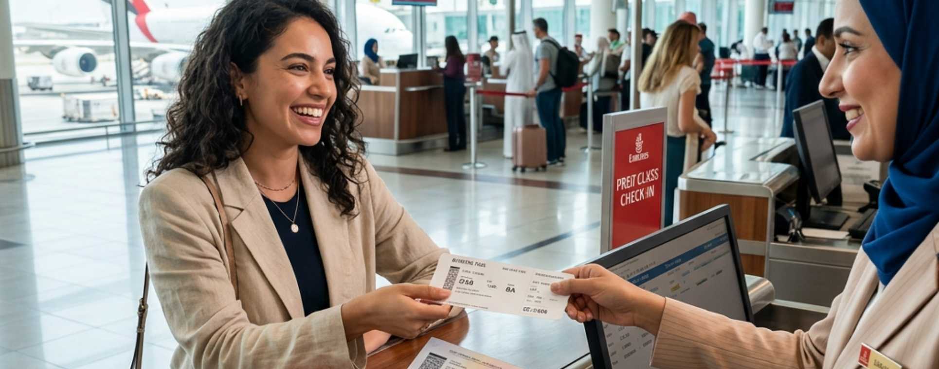 Traveler successfully boarding flight after OK To Board approval